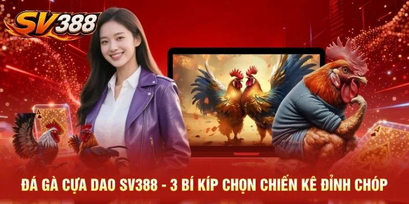 Đá Gà Cựa Dao SV388 - 3 Bí Kíp Chọn Chiến Kê Đỉnh Chóp 